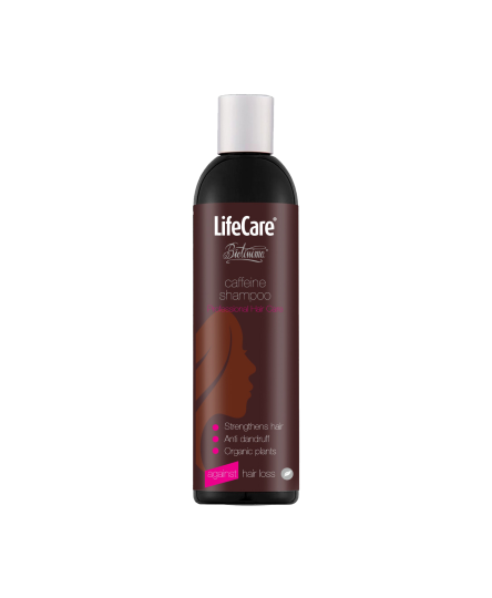 Sampon impotriva caderii parului, cu cofeina si plante BIO, Life Care®