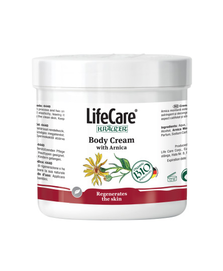 Crema regeneranta pentru corp, cu arnica montana BIO, Life Care®