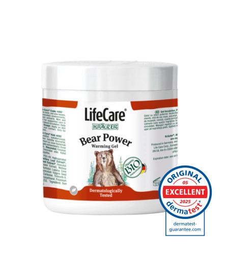 Gel incalzitor, Puterea Ursului®, cu plante BIO, Life Care®