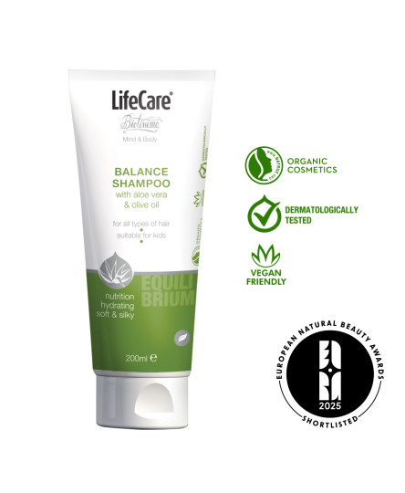 Sampon cu aloe vera si ulei de masline BIO, EQUILIBRIUM, Life Care®