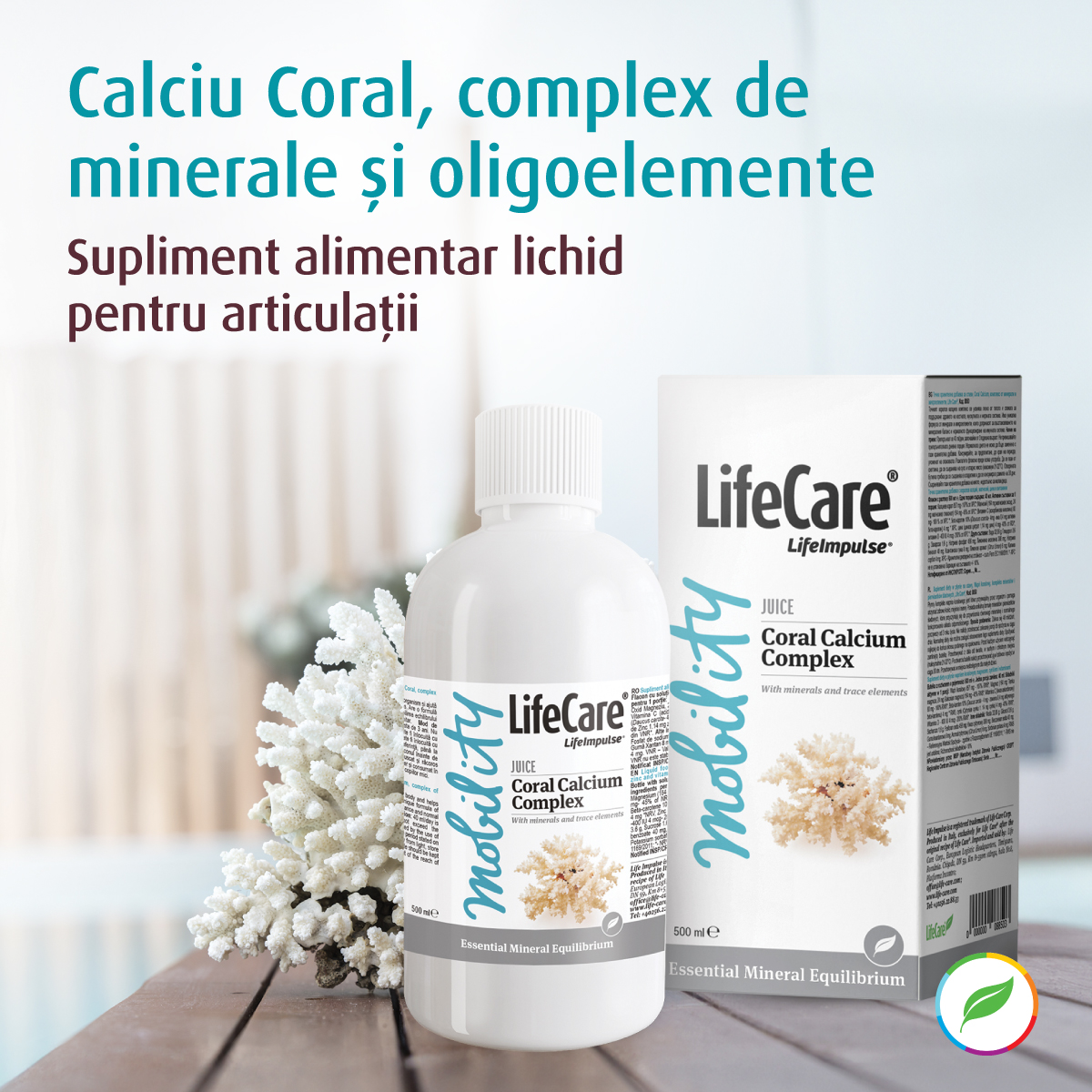 Calciu coral, pentru sistemul osteoarticular Calciu coral, pentru sistemul osteoarticular